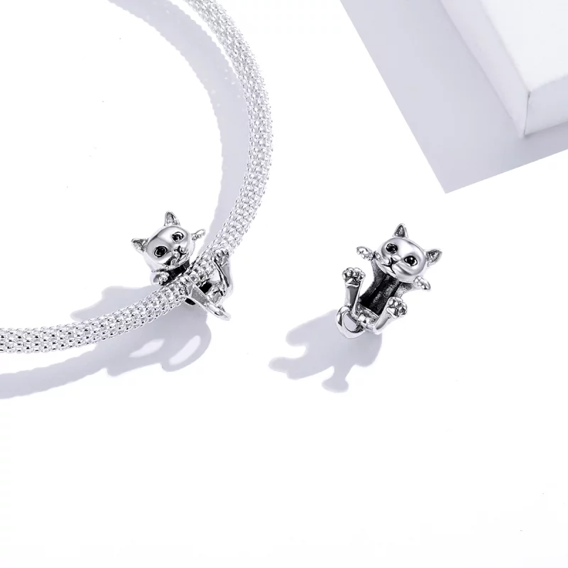 (image pour) Style Pandora Charm Chaton - BSC208 - Afficher 3