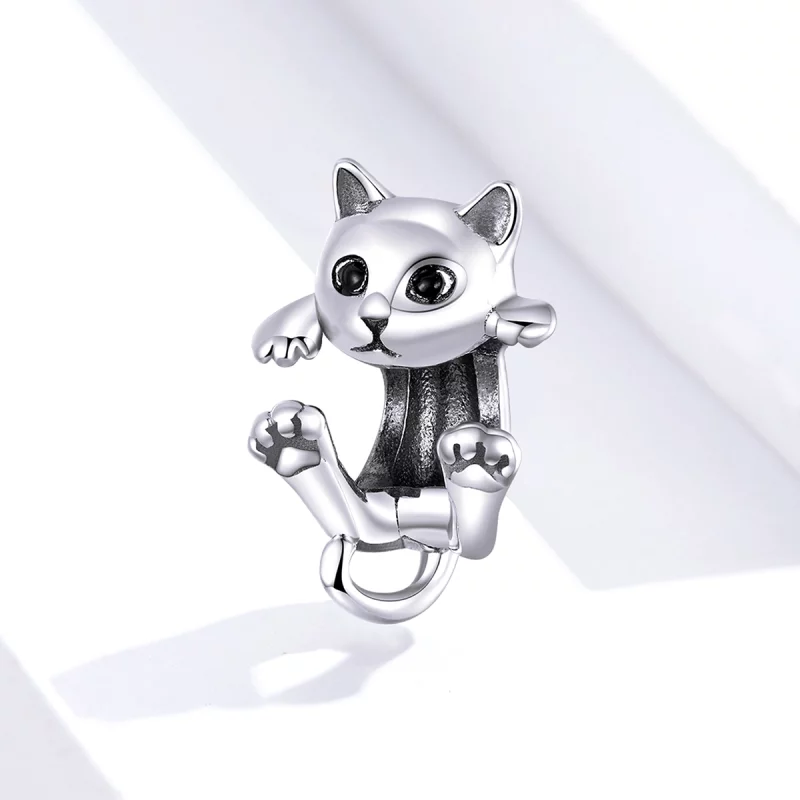 (image pour) Style Pandora Charm Chaton - BSC208 - Afficher 4
