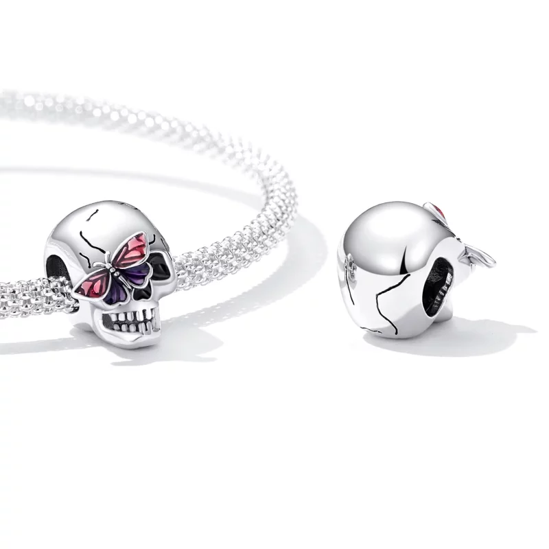 (image pour) Style Pandora Charm Crâne Rétro - SCC2232 - Afficher 4