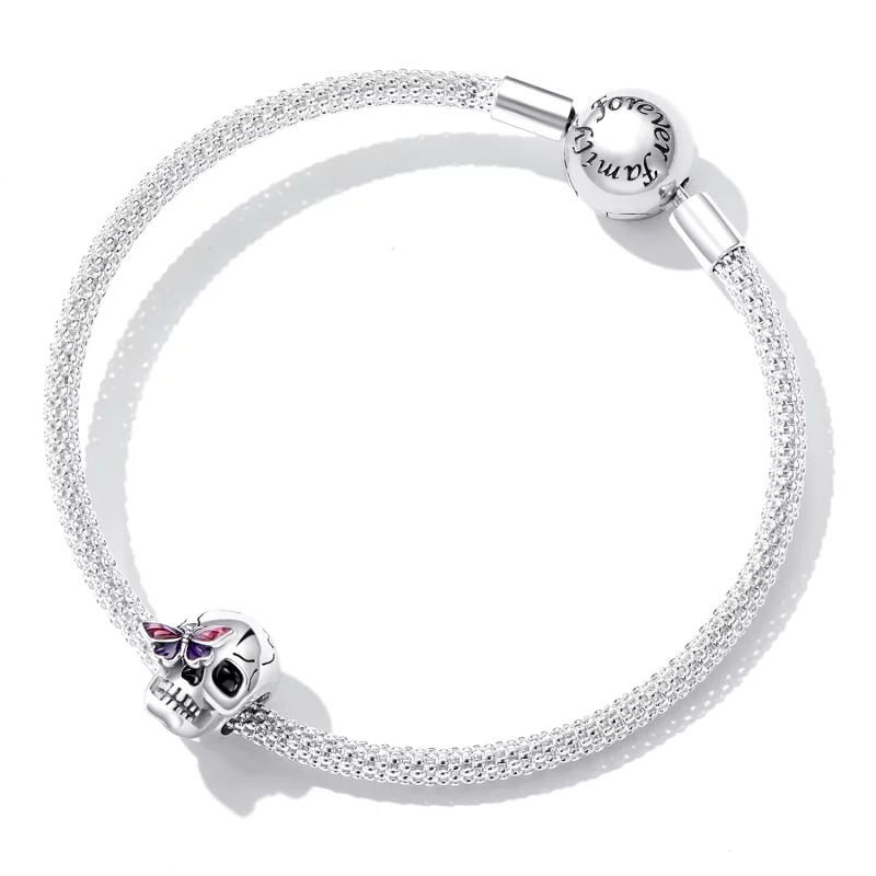 (image pour) Style Pandora Charm Crâne Rétro - SCC2232 - Afficher 5