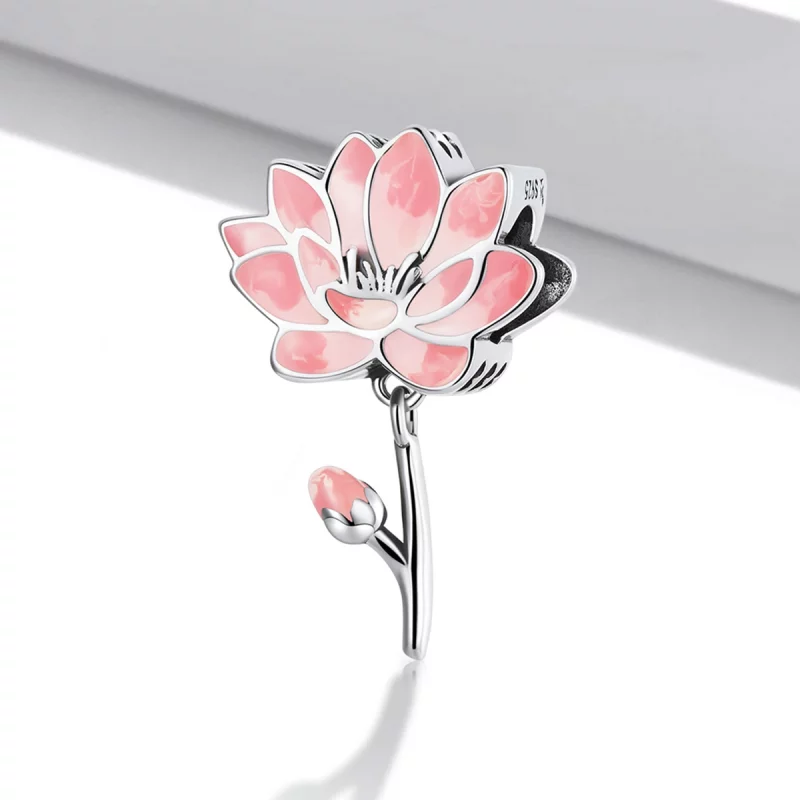 (image pour) Style Pandora Charm de lotus frais - SCC2157 - Afficher 2