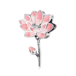 (image pour) Style Pandora Charm de lotus frais - SCC2157