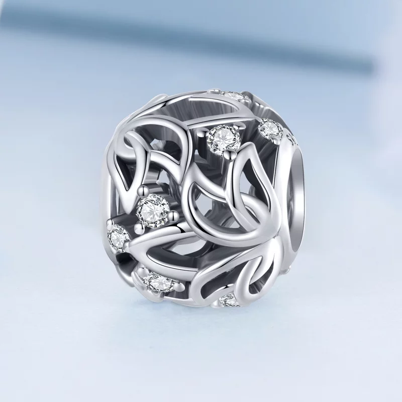 (image pour) Style Pandora Charm Lotus - BSC675 - Afficher 2