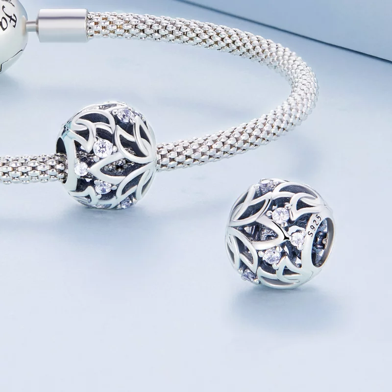 (image pour) Style Pandora Charm Lotus - BSC675 - Afficher 4