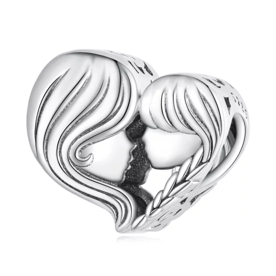 (image pour) Style Pandora Charm Mère et Fille - BSC687