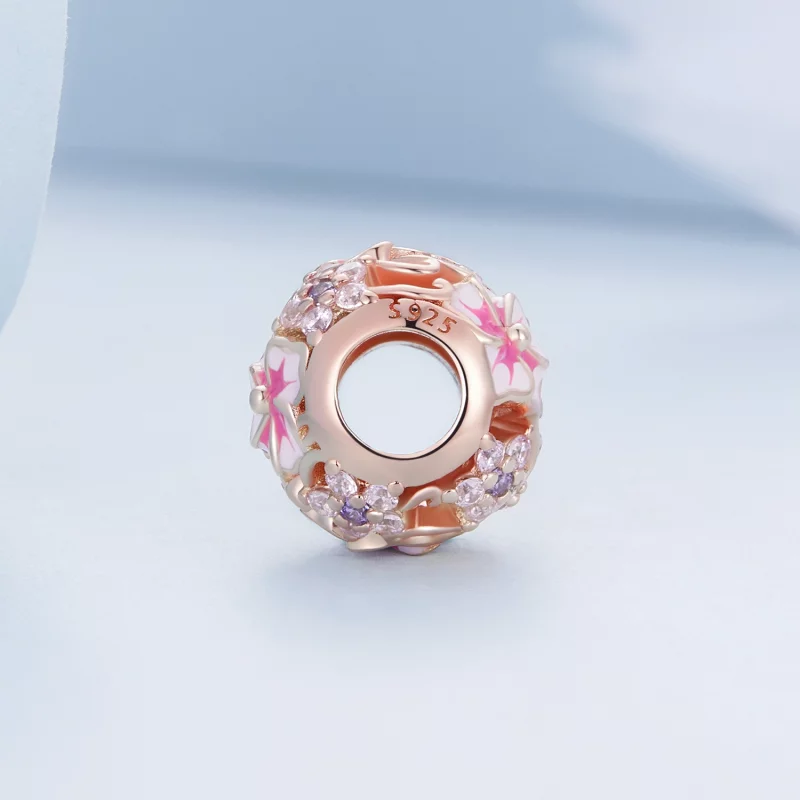 (image pour) Style Pandora Charm Rose Sakura - BSC643 - Afficher 3