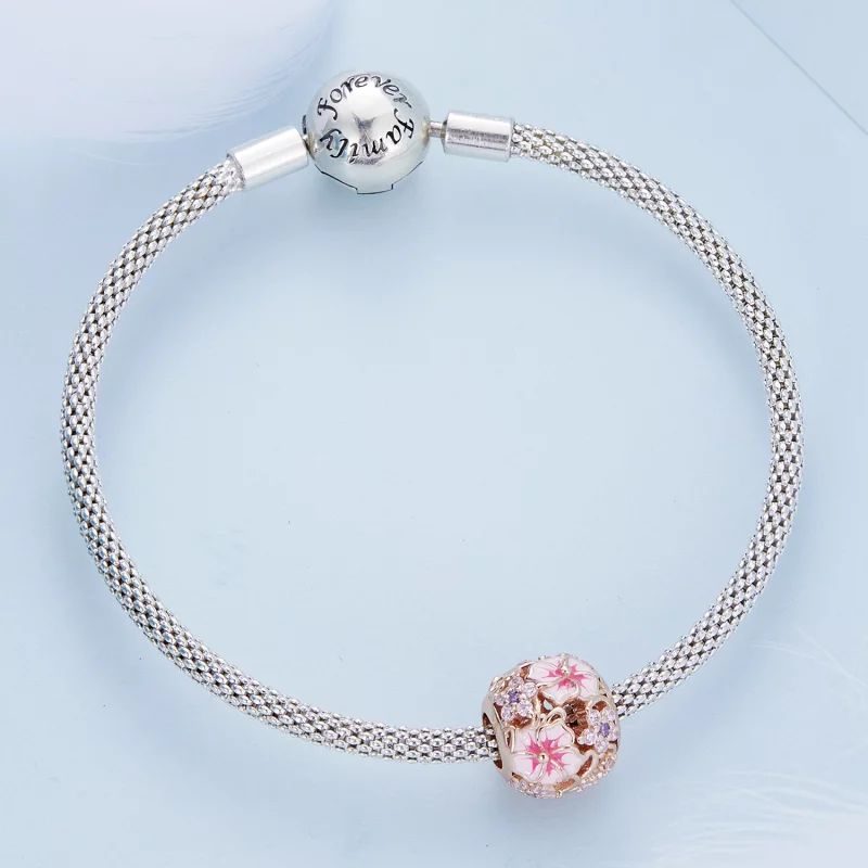 (image pour) Style Pandora Charm Rose Sakura - BSC643 - Afficher 4