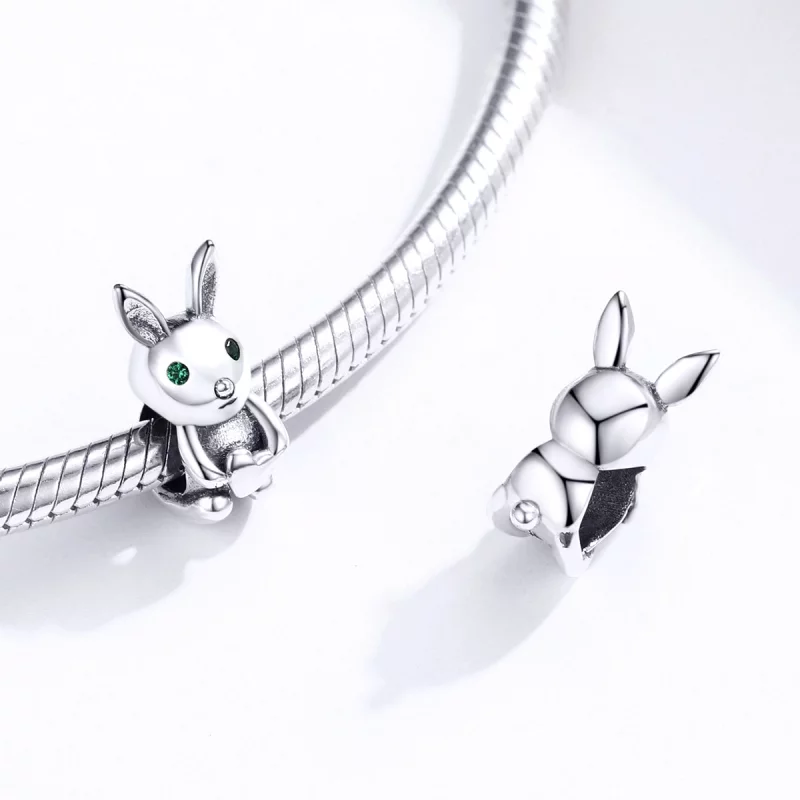 (image pour) Style Pandora Charmant Lapin Mignon - BSC169 - Afficher 4