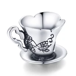 Style Pandora Charme Vintage Tasse à Thé - SCC1899 (image pour) Style Pandora Charme Vintage Tasse à Thé - SCC1899