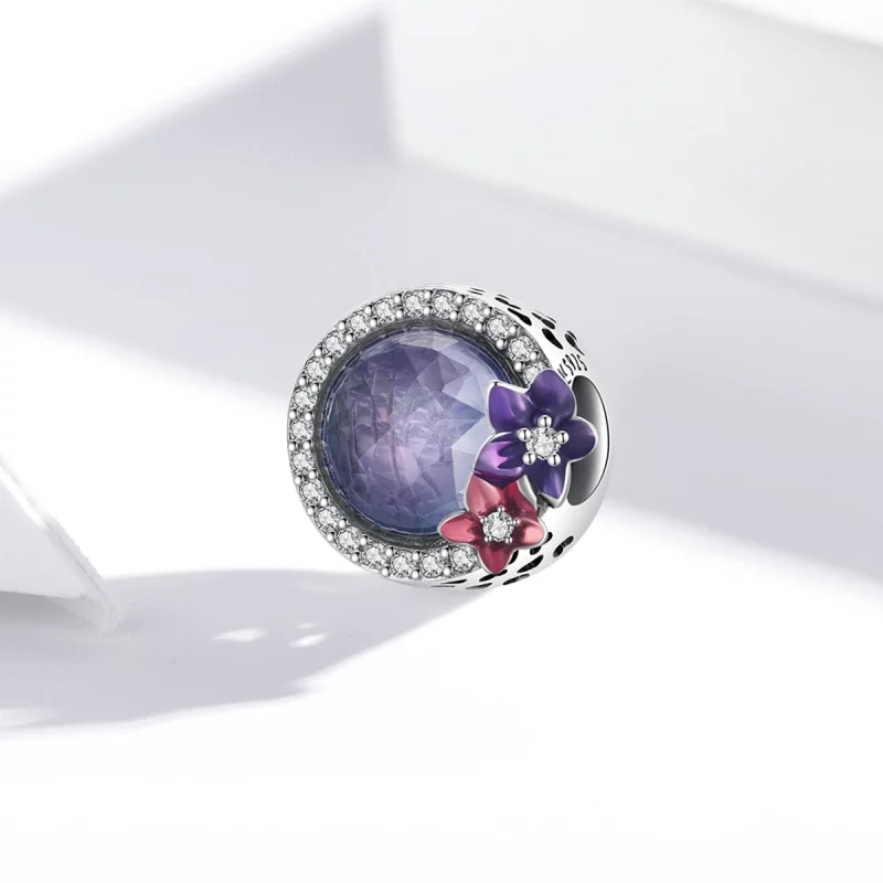 (image pour) Style Pandora Puissance Féminine - Charme des Fleurs Brillantes - SCC2141 - Afficher 2
