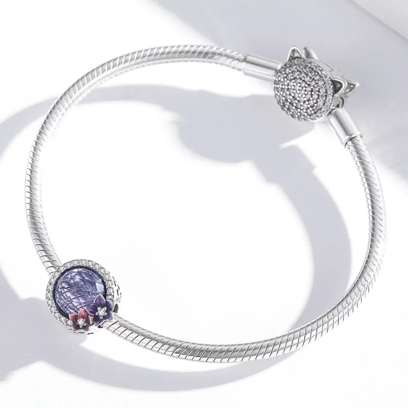 (image pour) Style Pandora Puissance Féminine - Charme des Fleurs Brillantes - SCC2141 - Afficher 3