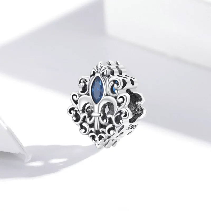 (image pour) Style Pandora Vintage Motif - Charme Gouttes d'Eau - SCC2151 - Afficher 2