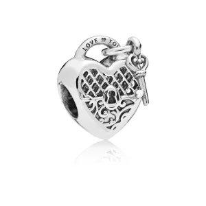 (image pour) Cadenas Love You, charm PANDORA France - 797655