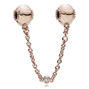 (image pour) Chaîne de Confort Cœurs en Relief PANDORA France - 787636CZ