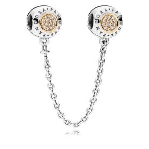 (image pour) Chaîne de confort Signature PANDORA Bicolore - 796269CZ