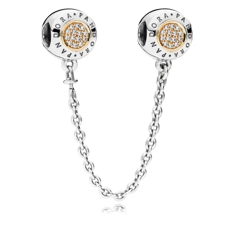 (image pour) Chaîne de confort Signature PANDORA Bicolore - 796269CZ