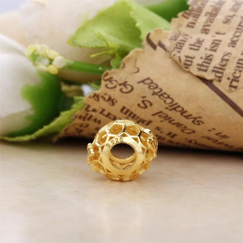 (image pour) Charm Abeille à Miel PANDORA Shine™ - 767023EN16 - Afficher 4