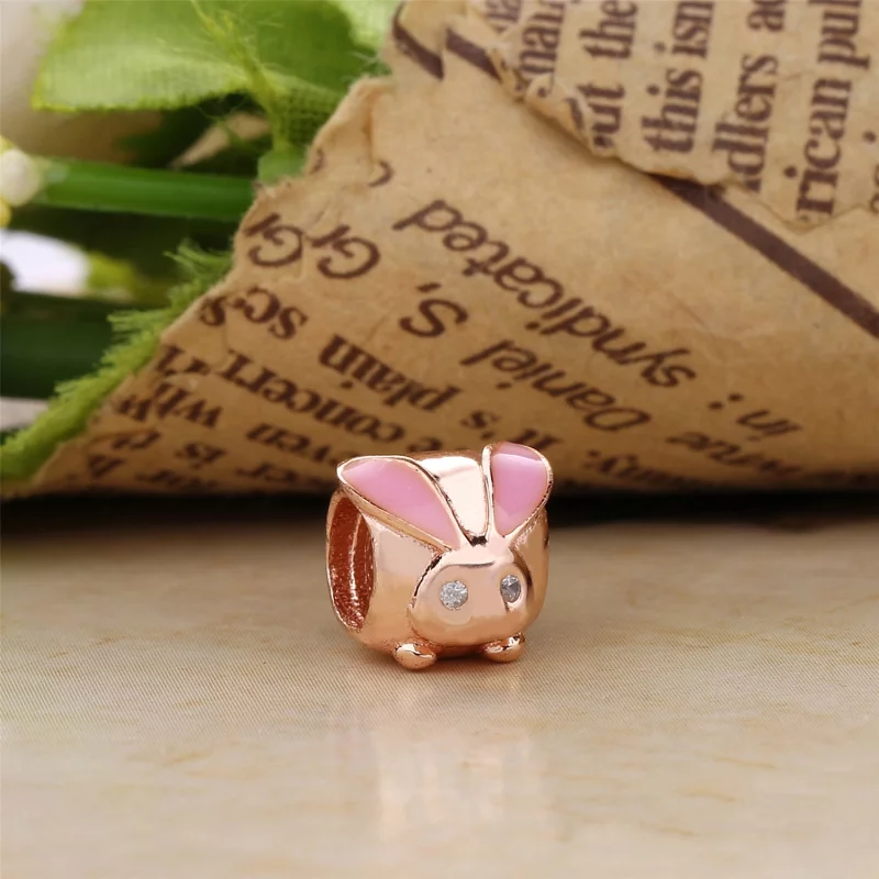 (image pour) Charm Adorable Lapin PANDORA France - 787061EN160 - Afficher 2