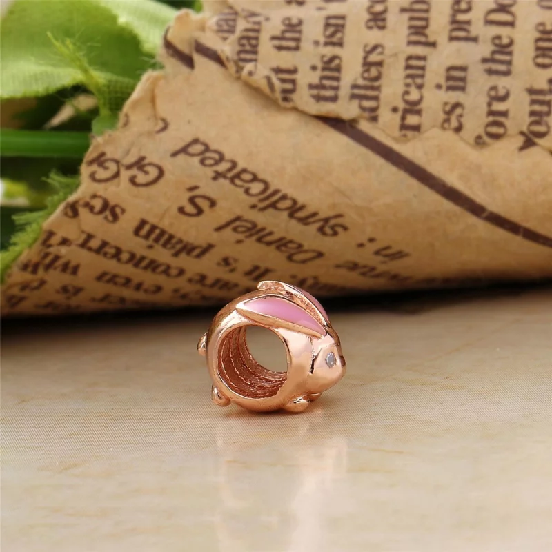 (image pour) Charm Adorable Lapin PANDORA France - 787061EN160 - Afficher 3