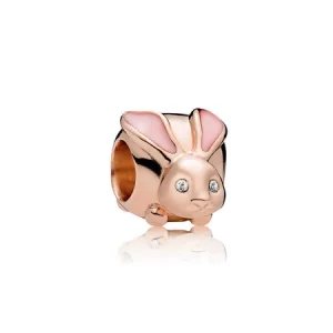 (image pour) Charm Adorable Lapin PANDORA France - 787061EN160