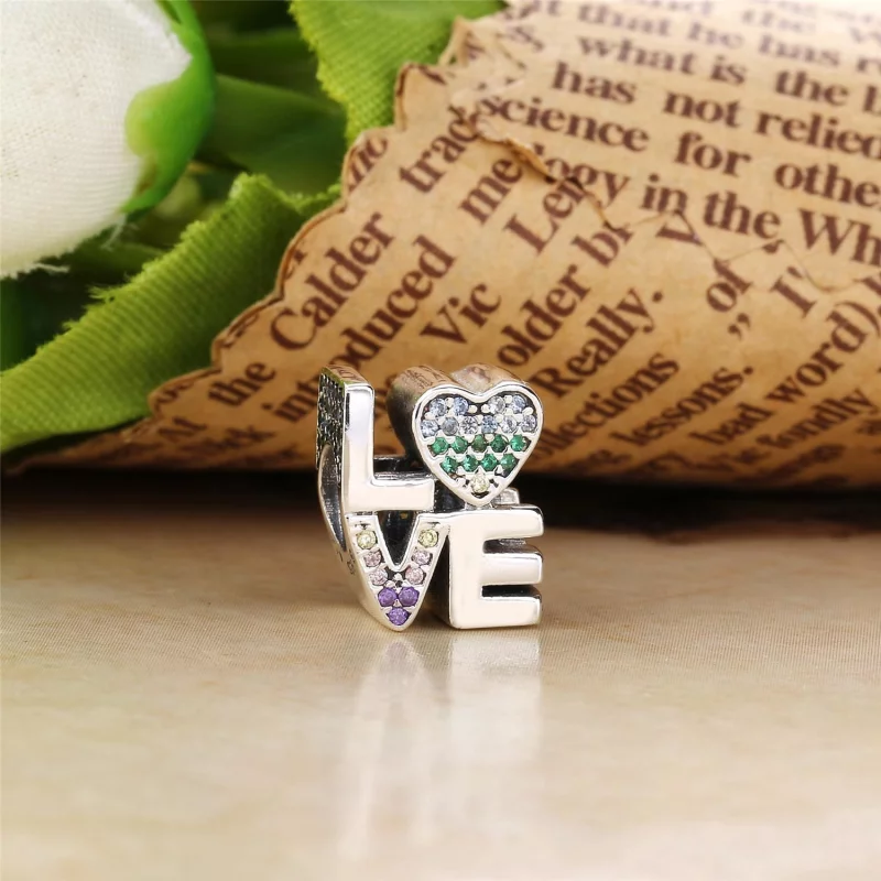 (image pour) Charm Amour Multicolore PANDORA France - 797189NRPMX - Afficher 2