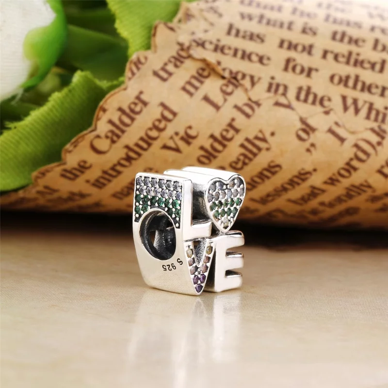 (image pour) Charm Amour Multicolore PANDORA France - 797189NRPMX - Afficher 3
