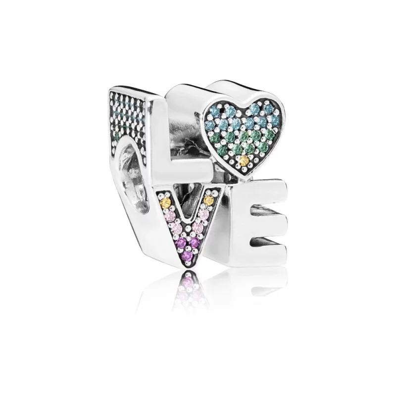 (image pour) Charm Amour Multicolore PANDORA France - 797189NRPMX