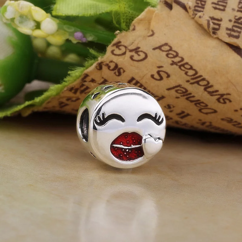 (image pour) Charm Baiser en Argent PANDORA France - 796561EN152 - Afficher 2