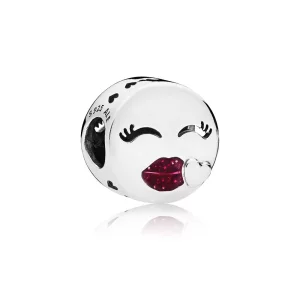 (image pour) Charm Baiser en Argent PANDORA France - 796561EN152