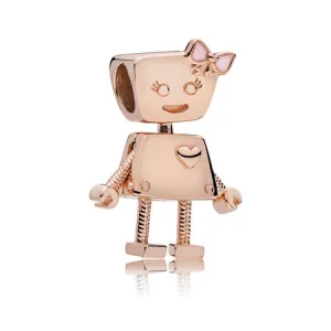 (image pour) Charm Bella Bot PANDORA Rose™ - 787141EN160