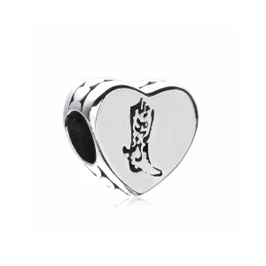 (image pour) Charm Botte dans le coeur en Argent PANDORA France - PS00178-1