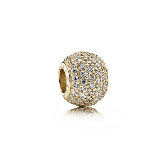 (image pour) Charm Boules Pavé Or 585/1000e - 750819CZ