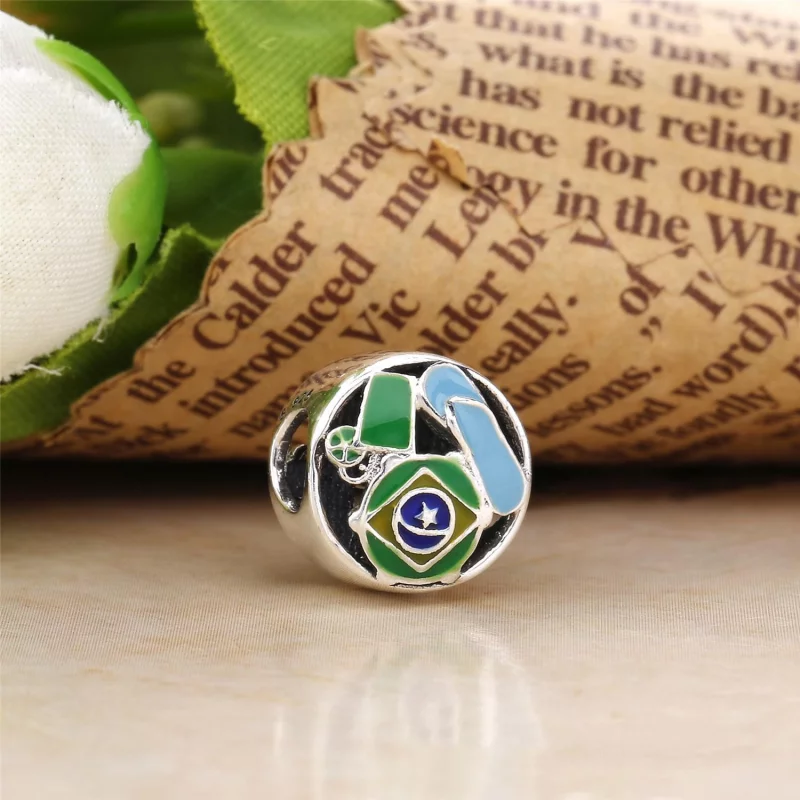 (image pour) Charm Brésil en Argent PANDORA France - 797219ENMX - Afficher 2