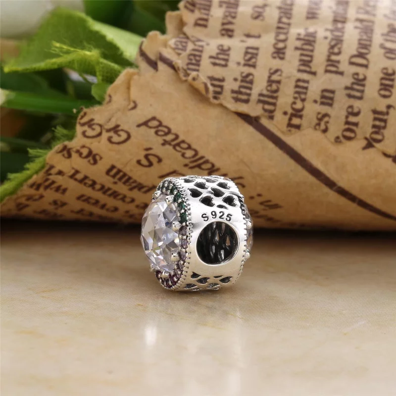(image pour) Charm Coeurs radieux en Argent PANDORA France - PX00340-1 - Afficher 3