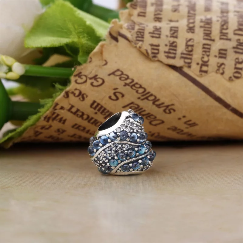 (image pour) Charm Cœur Aquatique PANDORA France - 797015NABMX - Afficher 3