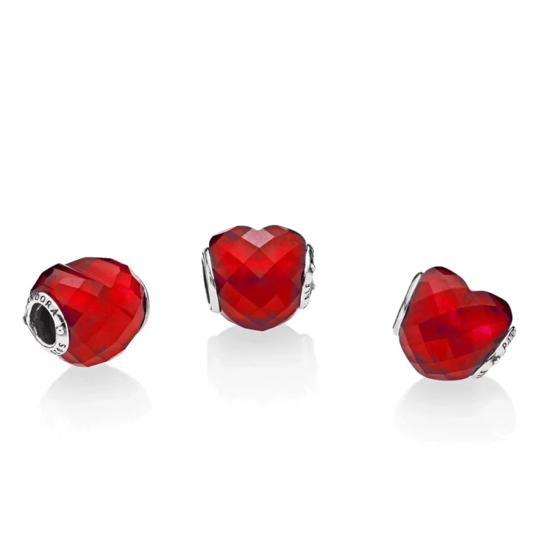 (image pour) Charm Facettes de l’Amour Fuchsia PANDORA France - 796563NFR - Afficher 2