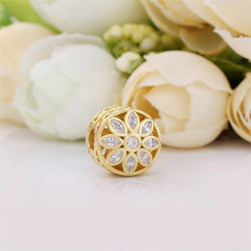 (image pour) Charm Fleur opulente PANDORA France - 757639CZ - Afficher 2