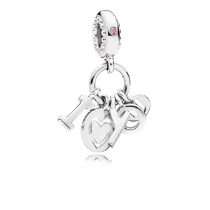 (image pour) Charm I Love You PANDORA France - 796596FPC