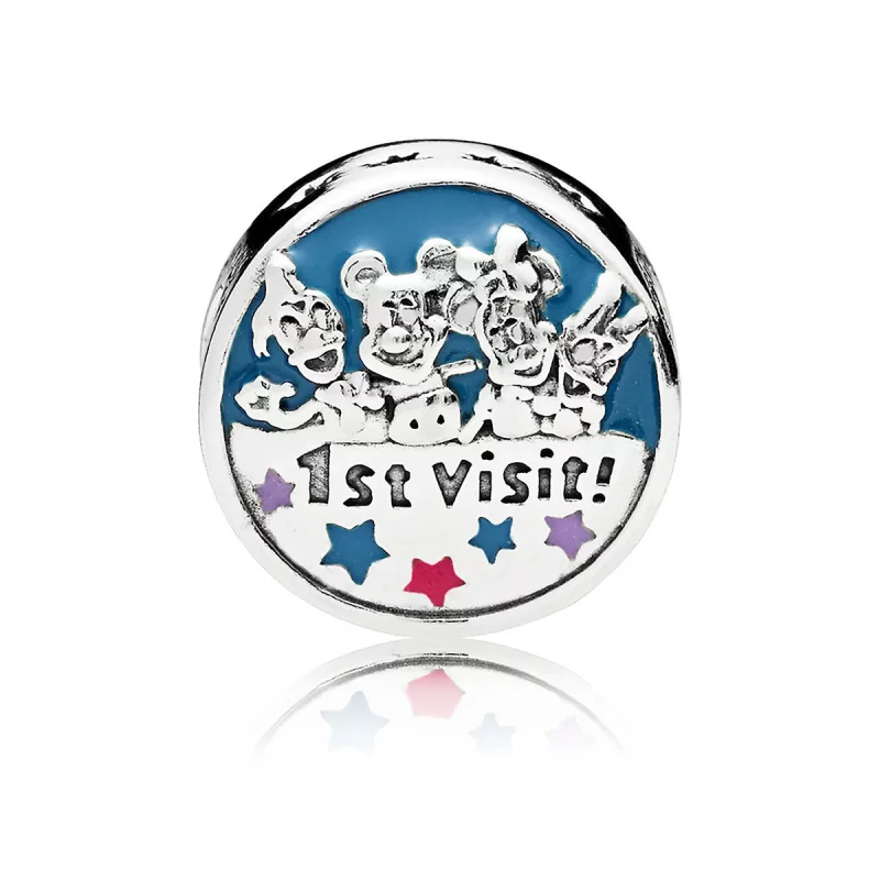 (image pour) Charm Mickey Mouse et ses amis "1ère visite" en Argent PANDORA France - Afficher 3