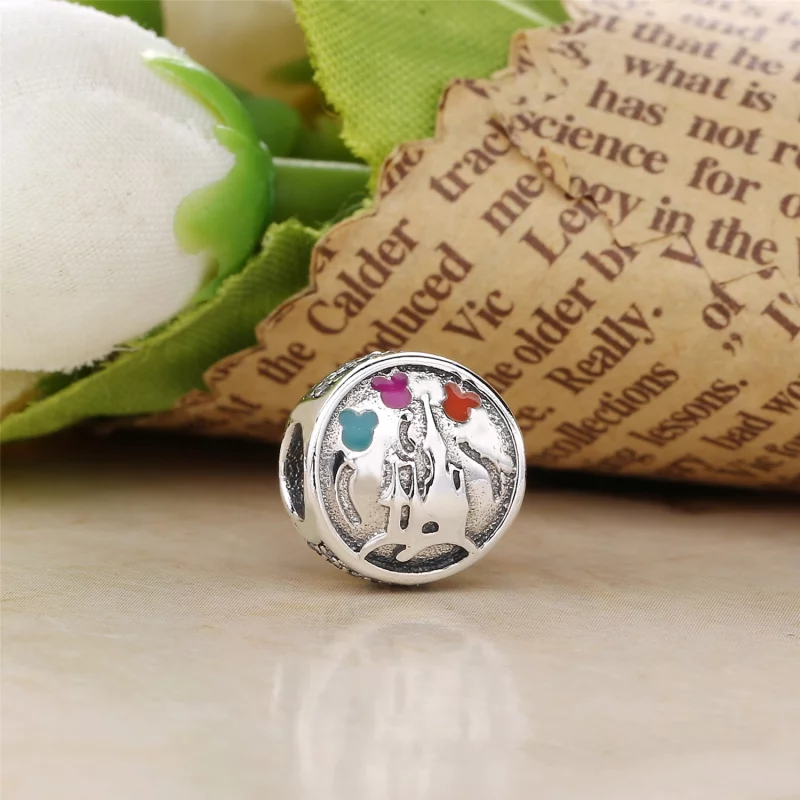 (image pour) Charm Mickey Mouse joyeux anniversaire en Argent PANDORA France - 7501057371912P - Afficher 2