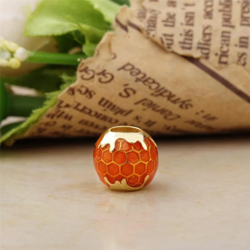 (image pour) Charm Miel Doré PANDORA Shine™ - 767120EN158 - Afficher 3