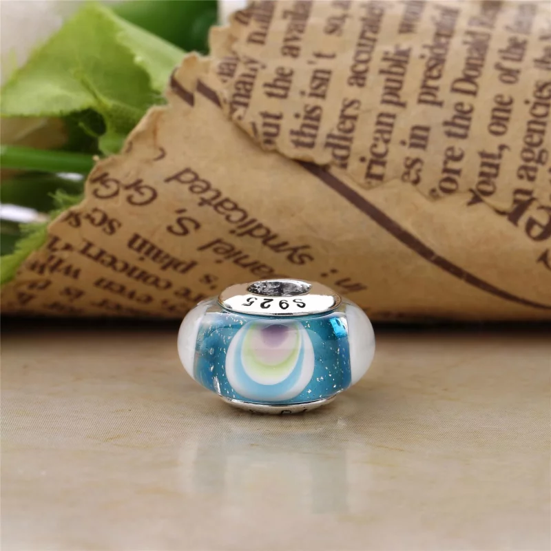 (image pour) Charm Murano Arc-en-Ciel Iridescent PANDORA France - 797013 - Afficher 4
