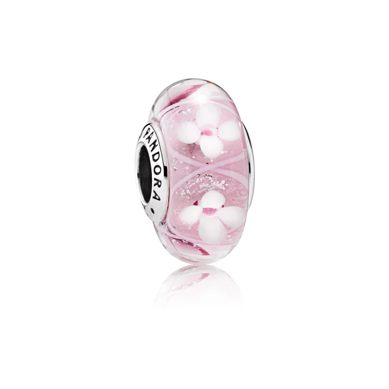(image pour) Charm Murano Floral Rose - 791665