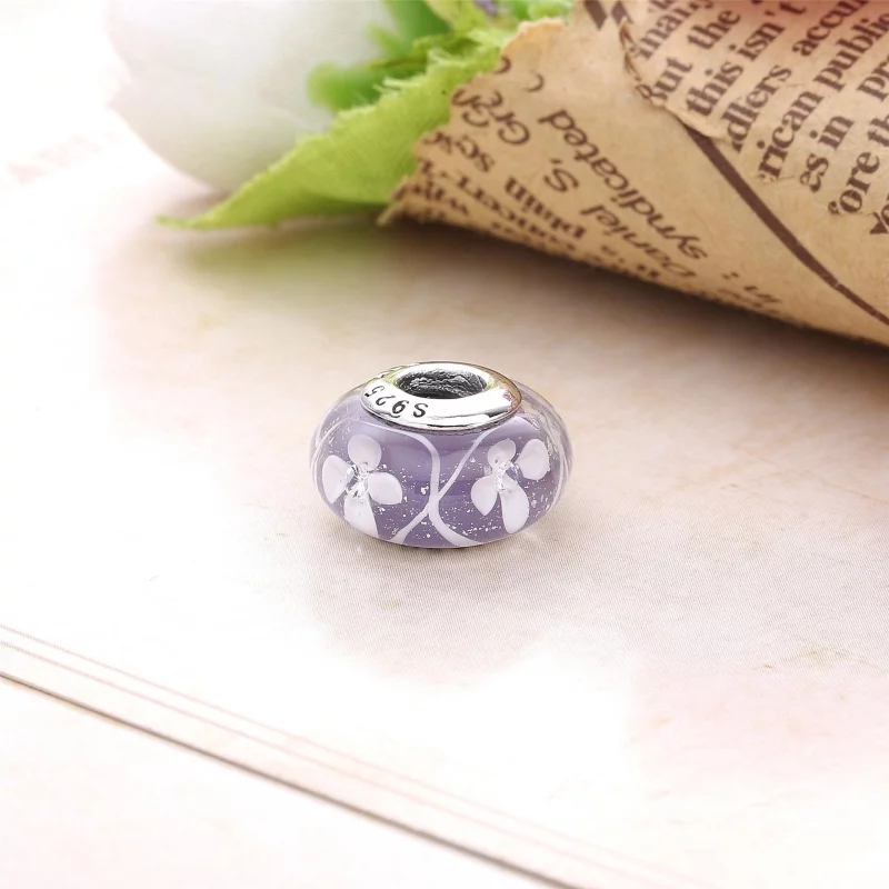 (image pour) Charm Murano Floral Violet - 791667 - Afficher 2