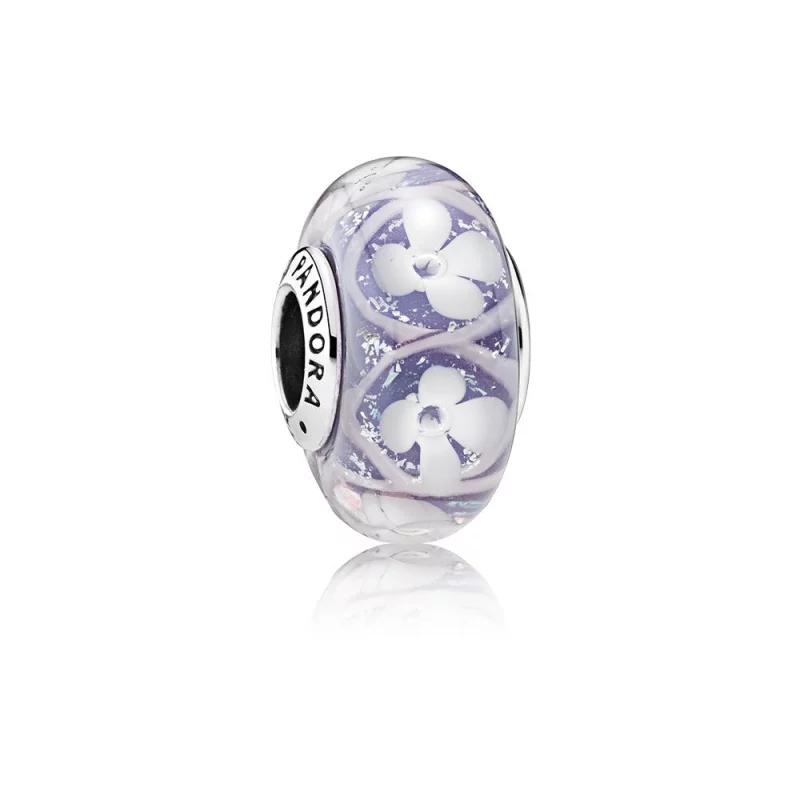 (image pour) Charm Murano Floral Violet - 791667