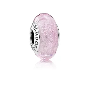 (image pour) Charm Murano Rose Iridescent - 791650