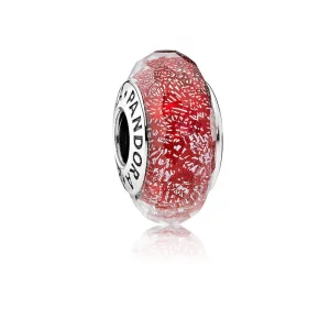 (image pour) Charm Murano Scintillant Rouge - 791654