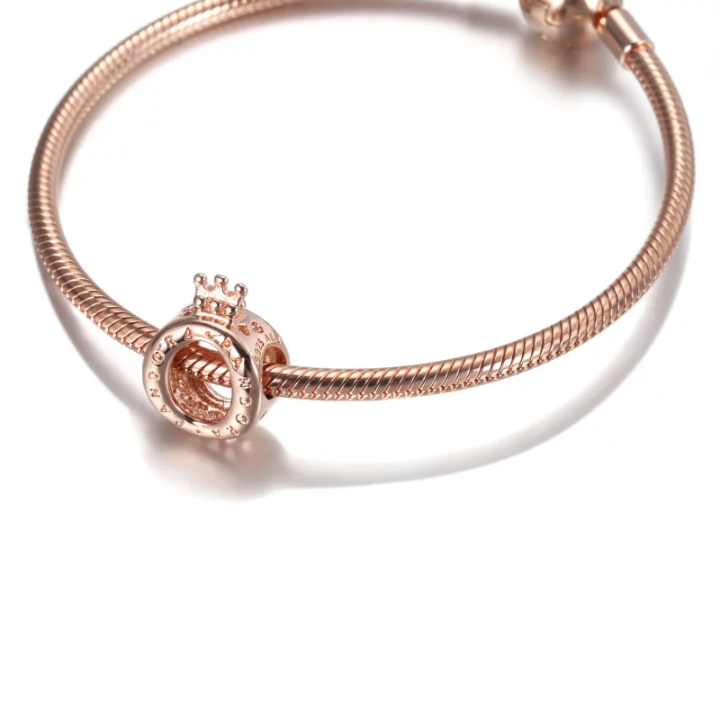 (image pour) Charm O Couronné PANDORA PANDORA Rose™ - 787401 - Afficher 4