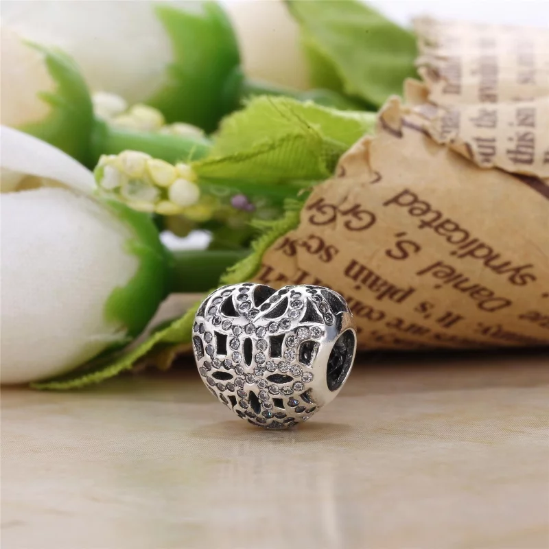 (image pour) Charm Pandora 750837CZ - Charm Amour et Affection Ajouré Or - Afficher 4
