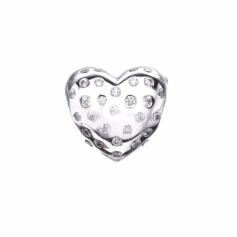 (image pour) Charm Pandora 791241CZ - Charm Coeur Strass Femme - Afficher 3